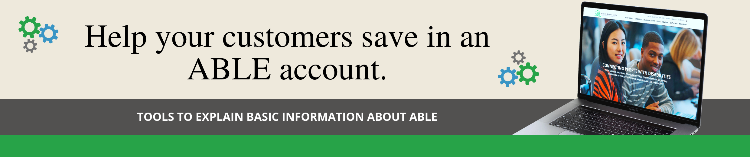 Help your customers save in an ABLE account