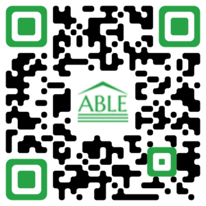 Use this QR Code to visit the ABLE to Save webpage.